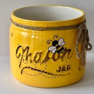 Bumble Bee Mason Jar Flower Pot